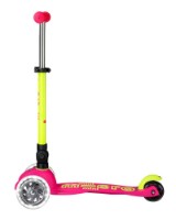 Trotinetă Micro Mini Deluxe Foldable Neon LED Flamingo Yellow (MMD243) imaginea #2 — magazin online Desire.md