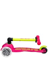 Trotinetă Micro Mini Deluxe Foldable Neon LED Flamingo Yellow (MMD243) imaginea #3 — magazin online Desire.md
