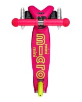 Trotinetă Micro Mini Deluxe Foldable Neon LED Flamingo Yellow (MMD243) imaginea #4 — magazin online Desire.md