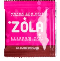 Vopsea pentru sprâncene Zola Tint With Collagen 04 Dark Brown 5ml imaginea #1 — magazin online Desire.md