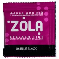 Vopsea pentru sprâncene Zola Tint With Collagen 06 Blue-black 5ml