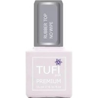 Top pentru gel-lac Tufi Profi Premium Rubber Top No Wipe15ml (0202734)