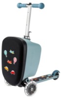 Trotinetă Micro Luggage Junior Patch&Play Frosty Blue Limited Edition (ML0045)