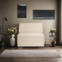 Fotoliu Atelier Del Sofa Puzzle Cream imaginea #2 — magazin online Desire.md