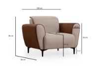 Fotoliu Atelier Del Sofa Aren Beige imaginea #13 — magazin online Desire.md