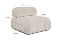 Fotoliu Atelier Del Sofa Bubble Beige imaginea #10 — magazin online Desire.md