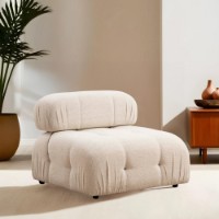 Fotoliu Atelier Del Sofa Bubble Cream Bouclette imaginea #3 — magazin online Desire.md