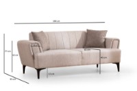 Canapea Atelier Del Sofa Hamlet Beige imaginea #7 — magazin online Desire.md