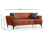 Canapea Atelier Del Sofa Hamlet Tile Red imaginea #7 — magazin online Desire.md