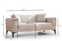 Canapea Atelier Del Sofa Horizon Ecru imaginea #7 — magazin online Desire.md