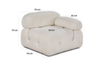 Fotoliu Atelier Del Sofa Bubble Beige imaginea #10 — magazin online Desire.md