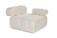 Бескаркасное кресло Atelier Del Sofa Doblo Cream фото №3 — интернет-магазин Desire.md