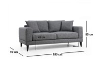 Canapea Atelier Del Sofa Nordic imaginea #9 — magazin online Desire.md