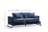 Диван Atelier Del Sofa Frido Navy Blue фото №8 — интернет-магазин Desire.md