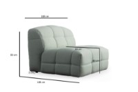 Fotoliu Atelier Del Sofa Pescara Pale Green imaginea #3 — magazin online Desire.md