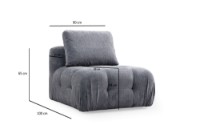 Fotoliu Atelier Del Sofa Amaris Grey imaginea #2 — magazin online Desire.md