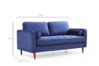 Диван Atelier Del Sofa Rome Navy Blue фото №8 — интернет-магазин Desire.md