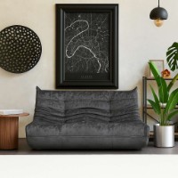 Canapea Atelier Del Sofa Bocek Dark Grey imaginea #1 — magazin online Desire.md