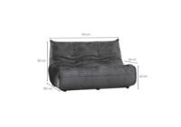 Canapea Atelier Del Sofa Bocek Dark Grey imaginea #7 — magazin online Desire.md
