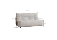Canapea Atelier Del Sofa Bocek White imaginea #5 — magazin online Desire.md