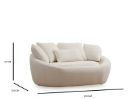 Canapea Atelier Del Sofa Midye Love Seat imaginea #5 — magazin online Desire.md