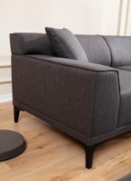 Угловой диван Atelier Del Sofa Petra Anthracite фото №6 — интернет-магазин Desire.md