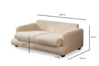 Диван Atelier Del Sofa River Beige фото №7 — интернет-магазин Desire.md