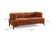 Диван Atelier Del Sofa Hera Orange фото №6 — интернет-магазин Desire.md