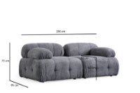 Canapea Atelier Del Sofa Petite Grey imaginea #7 — magazin online Desire.md