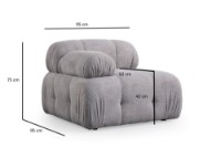 Canapea Atelier Del Sofa Petite Light Grey imaginea #7 — magazin online Desire.md