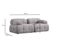 Canapea Atelier Del Sofa Petite Light Grey imaginea #8 — magazin online Desire.md