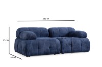 Canapea Atelier Del Sofa Petite Night Blue imaginea #9 — magazin online Desire.md