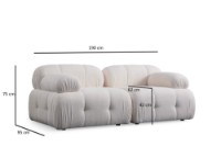Canapea Atelier Del Sofa Petite White imaginea #8 — magazin online Desire.md