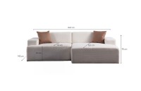 Угловой диван Atelier Del Sofa Melva фото №7 — интернет-магазин Desire.md