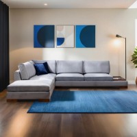 Canapea de colț Atelier Del Sofa Tulip Dark Grey imaginea #4 — magazin online Desire.md