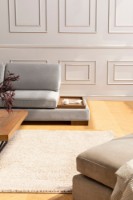 Угловой диван Atelier Del Sofa Tulip Light Grey фото №4 — интернет-магазин Desire.md