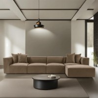 Canapea de colț Atelier Del Sofa Sora Brown imaginea #2 — magazin online Desire.md