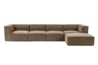 Canapea de colț Atelier Del Sofa Sora Brown imaginea #6 — magazin online Desire.md