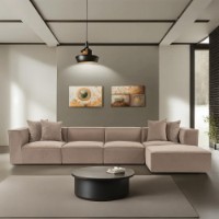 Угловой диван Atelier Del Sofa Sora Cappuccino