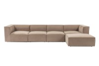 Угловой диван Atelier Del Sofa Sora Cappuccino фото №6 — интернет-магазин Desire.md