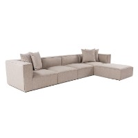 Угловой диван Atelier Del Sofa Sora Sand Beige фото №4 — интернет-магазин Desire.md