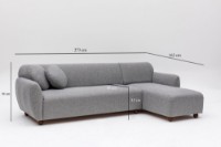 Угловой диван Atelier Del Sofa Eddy Light Grey фото №12 — интернет-магазин Desire.md