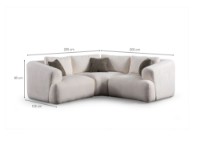 Угловой диван Atelier Del Sofa Sofia фото №9 — интернет-магазин Desire.md