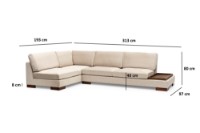 Угловой диван Atelier Del Sofa Tulip Beige фото №11 — интернет-магазин Desire.md