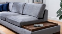 Угловой диван Atelier Del Sofa Tulip Dark Grey фото №3 — интернет-магазин Desire.md