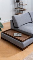 Угловой диван Atelier Del Sofa Tulip Dark Grey фото №4 — интернет-магазин Desire.md