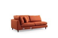 Canapea de colț Atelier Del Sofa New Tulip Orange imaginea #5 — magazin online Desire.md