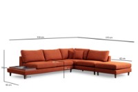 Canapea de colț Atelier Del Sofa New Tulip Orange imaginea #11 — magazin online Desire.md