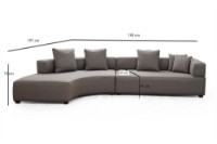 Угловой диван Atelier Del Sofa Gondol-1 Grey фото №10 — интернет-магазин Desire.md