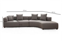 Угловой диван Atelier Del Sofa Gondol-1 Grey фото №10 — интернет-магазин Desire.md
